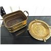 Image 2 : Brass Ashtray & Brass Caddy