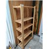 Image 1 : Wooden Storage Shelf  64 High x 31 1/2 Wide x 13 1/2 Deep