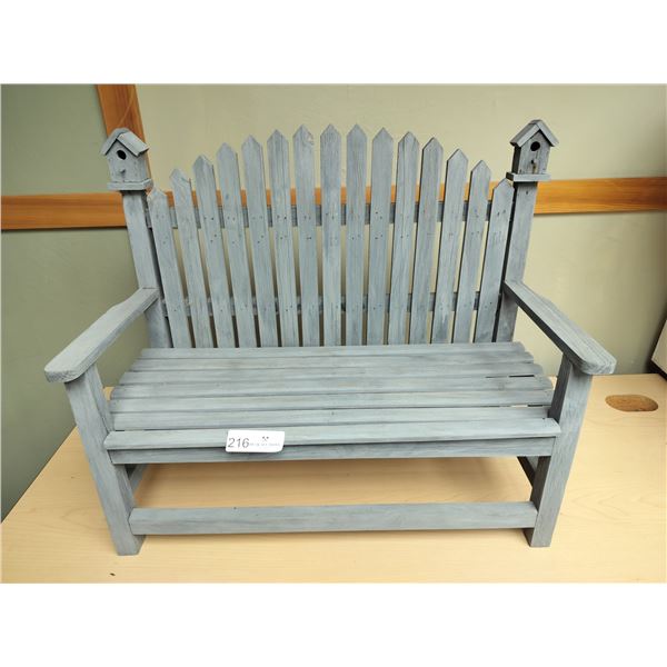 Adorable Decorative Bench  21 High x 23 1/2 Wide x 10 1/2 Deep