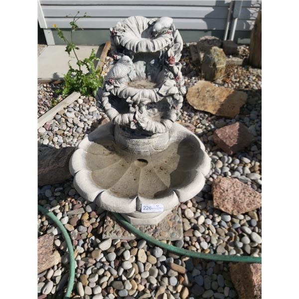 Stone Fountain (Not Tested)  21 Wide x 20 Deep x 31 High