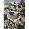 Image 1 : Stone Fountain (Not Tested)  21 Wide x 20 Deep x 31 High
