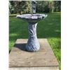 Image 1 : Plastic Bird Bath 17 1/2 Diameter x 24 High