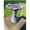 Image 4 : Plastic Bird Bath 17 1/2 Diameter x 24 High