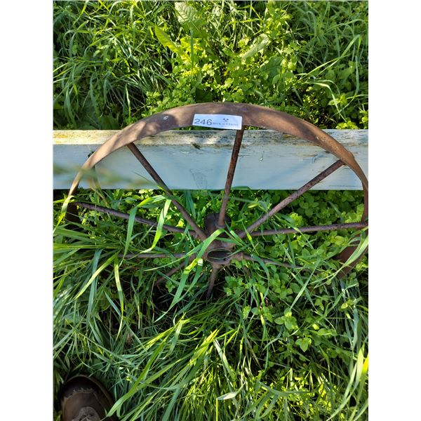 Iron Wagon Wheel 25  Diameter