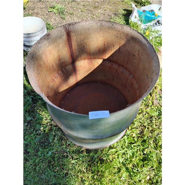 Metal Drum 23 1/2/ High x 23 1/2 Diameter
