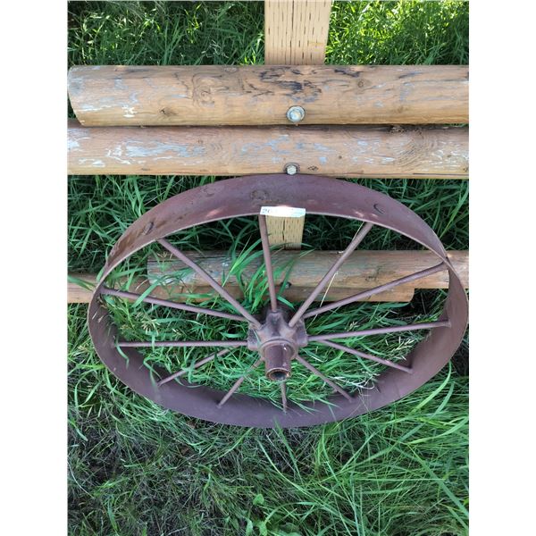 Iron Wagon Wheel 31 " Diameter
