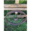 Image 1 : Iron Wagon Wheel 31 " Diameter