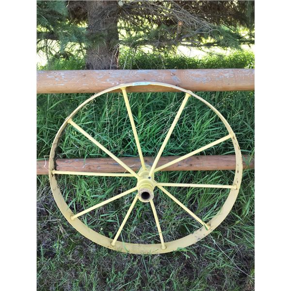 Iron Wagon Wheel 33 " Diameter
