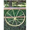 Image 1 : Iron Wagon Wheel 33 " Diameter