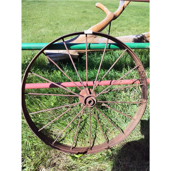 Iron Wagon Wheel 49 " Diameter