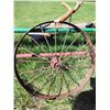 Image 1 : Iron Wagon Wheel 49 " Diameter