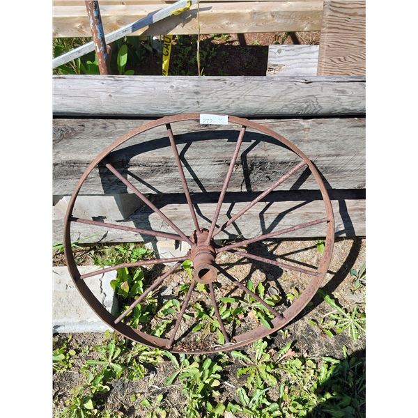 Iron Wagon Wheel 31" Diameter