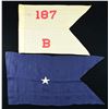 Image 1 : TWO MILITARY FIELD GUIDONS.