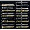 Image 1 : GROUP OF 9 ASSORTED US M7 BAYONETS WITH SCABBARDS.