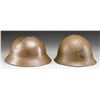 Image 2 : 2 WWII JAPANESE HELMETS.