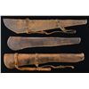 Image 1 : THREE WINCHESTER STYLE CARBINE SCABBARDS.