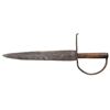Image 1 : HUGE GRIP D-GUARD BOWIE KNIFE.