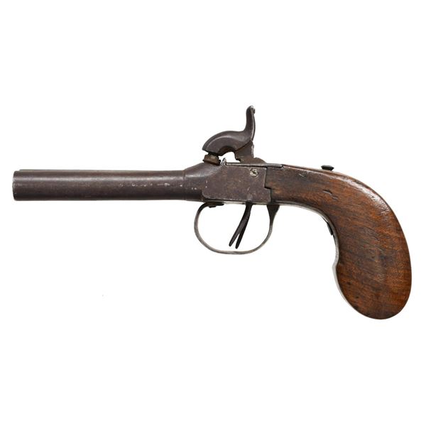 BELGIAN SXS PERCUSSION PISTOL.