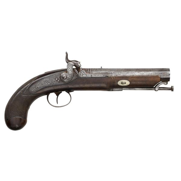 LONDON, SHARPE PERCUSSION PISTOL.