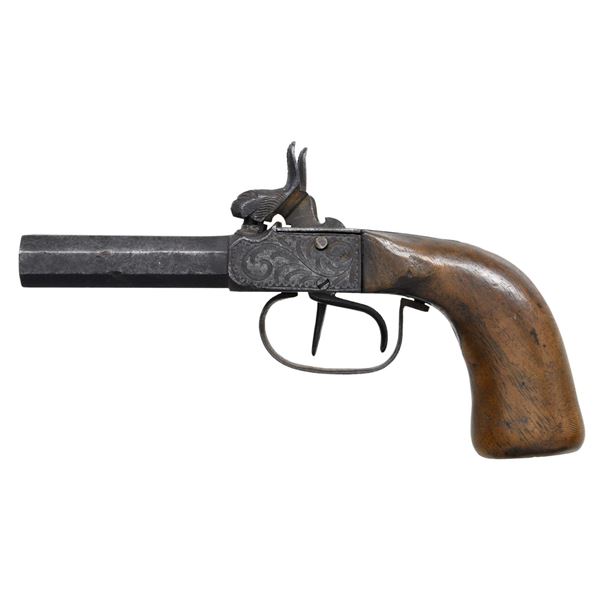 UNMARKED SXS PERCUSSION PISTOL.