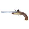 Image 2 : PEDERSOLI QUEEN ANNE FLINTLOCK PISTOL.