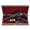 Image 1 : CASED ENGRAVED PIETTA 1860 ARMY CARTRIDGE REVOLVER