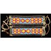Image 1 : PAIR OF NATIVE AMERICAN STYLE PONY BEAD CUFFS.