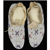 Image 1 : FINE PAIR OF FULLY BEADED CHEYENNE MOCCASINS.