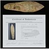 Image 1 : FINE LARGE EXCAVATED INDIAN STONE KNIFE.