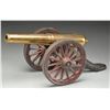 Image 2 : BRASS MUZZLE LOADING SIGNAL CANNON WITH DECORATIVE