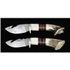 Image 2 : 2 RODNEY ROGERS CUSTOM GUT HOOK SKINNER KNIVES.