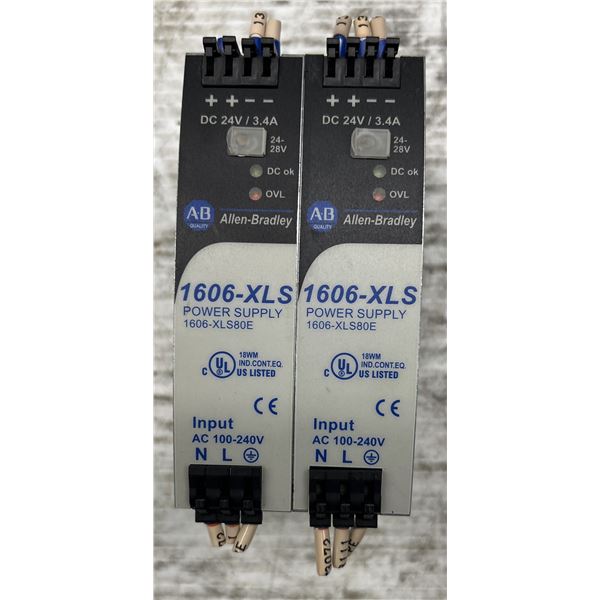 (2) Allen Bradley #1606-XLS80E Power Supplies