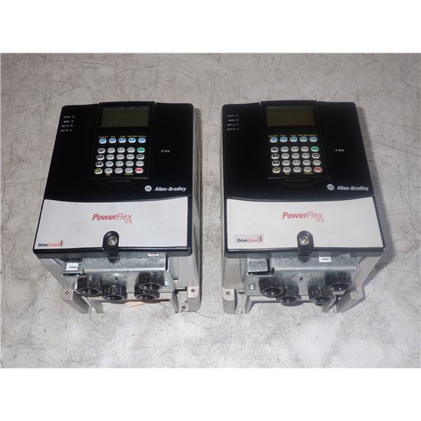 (2) Allen-Bradley #20A D 2P1 A 0 AYNANC0 PowerFlex 70 Drives