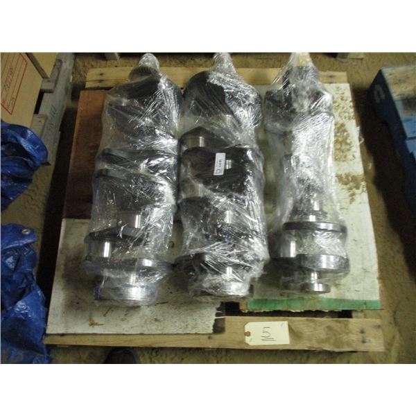 (3) Crank Shafts - 3208 and (2) 3304 (Rebuilt)