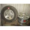 Image 1 : (1) GMC Tire + (3) Rims -- 265/70/R17