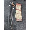 Image 1 : Set Of 7 Golf Clubs 6 Drivers and One Wedge With Bag