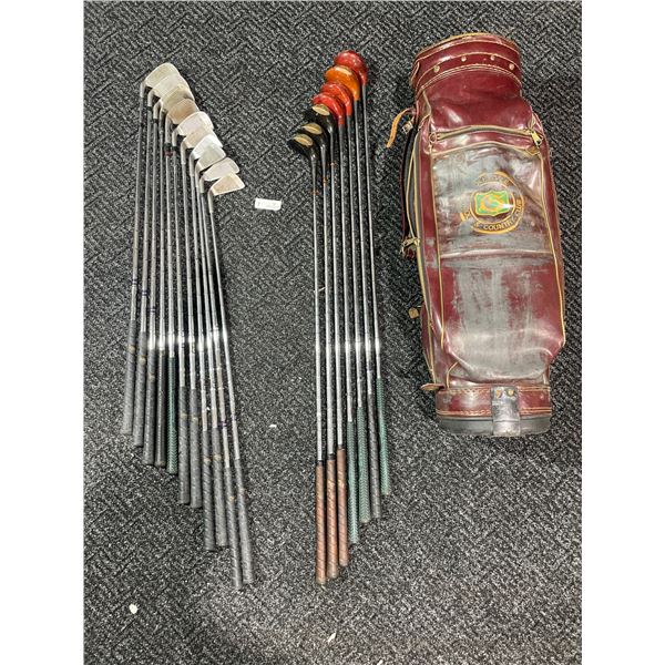 Set Of 18 Golf Clubs and Bag
