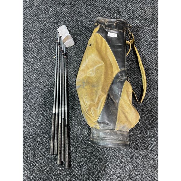 Set Of 5 Golf Wedges With Bag