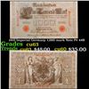 Image 1 : 1910 Imperial Germany 1000 Mark Note P# 44B Grades Select CU