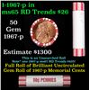 Image 1 : Shotgun Lincoln 1c roll, 1967-p 50 pcs Brandt 50c Wrapper.