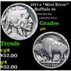 Image 1 : 1917-s Buffalo Nickel *Mint Error* 5c Grades g+