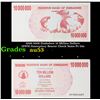 Image 1 : 2006-2008 Zimbabwe 10 Million Dollars (ZWN) Emergency Bearer Check Notes P# 55a Grades Select AU