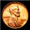 Image 2 : 1955-p Lincoln Cent 1c Grades Gem+ Unc RD