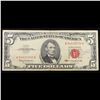 Image 2 : 1963 $5 Red seal United States Note Grades vf++
