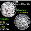 Image 1 : 1831 Capped Bust Dime 10c Grades VF Details