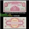 Image 1 : 2x Consecutive 1962 ND 4th Series British Armed Forces 1 Pound Special Vouchers, All CU! P# M36a Gra