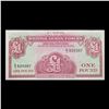 Image 2 : 2x Consecutive 1962 ND 4th Series British Armed Forces 1 Pound Special Vouchers, All CU! P# M36a Gra