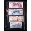 Image 2 : Page of 4 Upper Korea Notes ALL CU 5 Won, 2000 Won, 1000 Won, 5000 Won