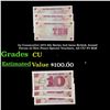Image 1 : 3x Consecutive 1972 6th Series 2nd Issue British Armed Forces 10 New Pence Special Vouchers, All CU!