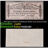 Image 1 : 1864 Three Dollars Confederate States Loan Interest Note Grades Select CU